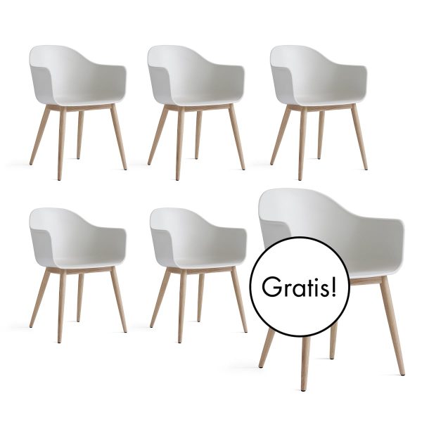 5+1 Angebots-Set: Menu - Harbour Chair (Holz) 5+1 Angebots-Set: Menu - Harbour Chair (Holz)