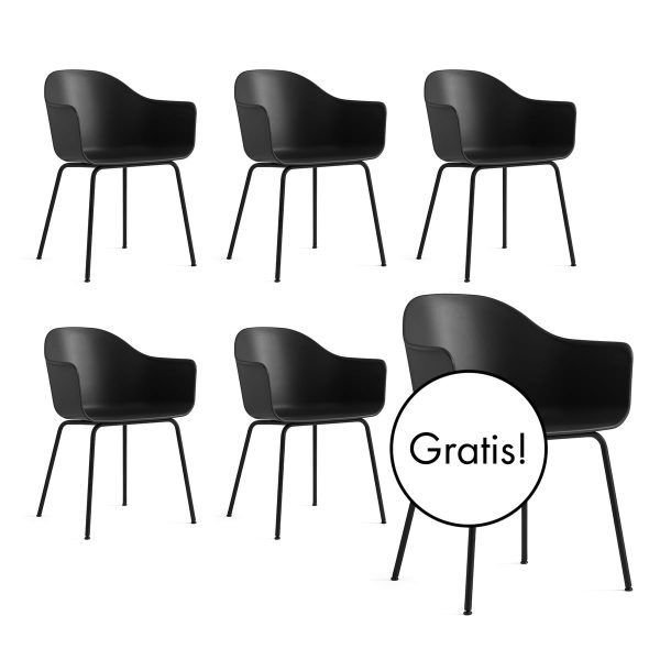 5+1 Angebots-Set: Menu - Harbour Chair (Stahl) 5+1 Angebots-Set: Menu - Harbour Chair (Stahl)