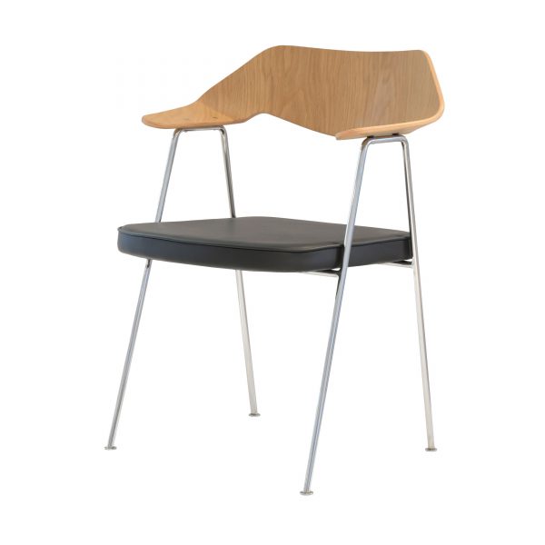 675 Chair Armlehnstuhl chrom-eiche 675 Chair Armlehnstuhl chrom-eiche