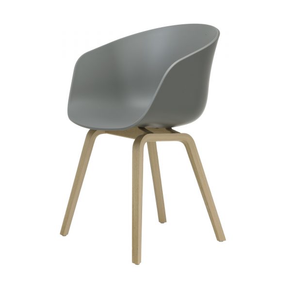 About A Chair AAC22 Stuhl geseift grau About A Chair AAC22 Stuhl geseift grau