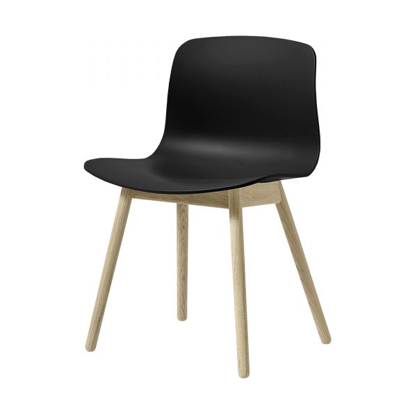 About a Chair AAC12 Stuhl geseift schwarz About a Chair AAC12 Stuhl geseift schwarz