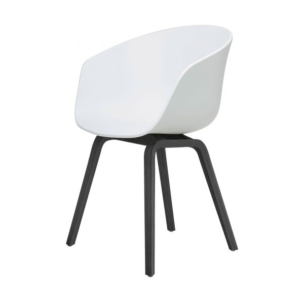 About a Chair AAC22 Stuhl gebeizt weiß About a Chair AAC22 Stuhl gebeizt weiß