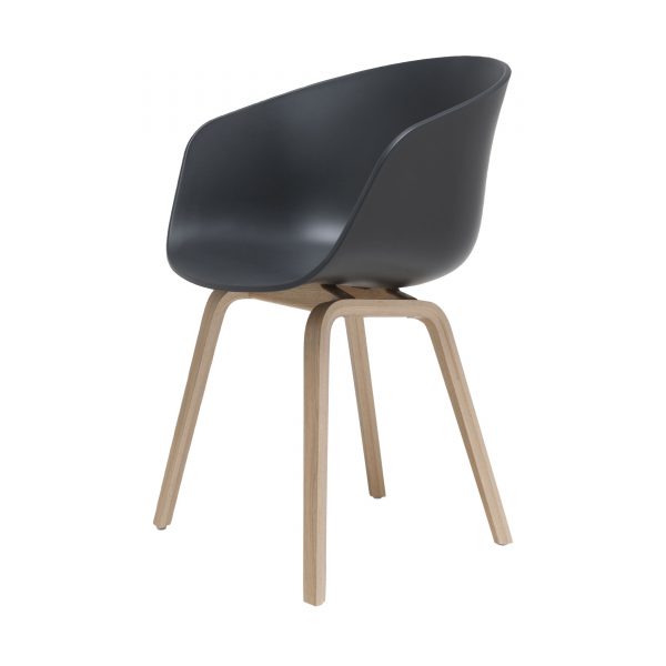 About a Chair AAC22 Stuhl lackiert soft schwarz About a Chair AAC22 Stuhl lackiert soft schwarz