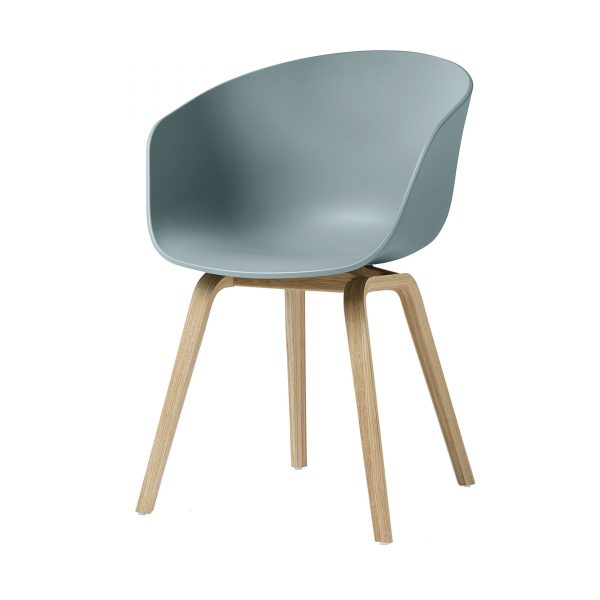 About a Chair AAC22 Stuhl lackiert staubblau About a Chair AAC22 Stuhl lackiert staubblau