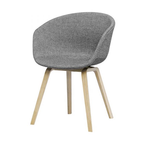 About a Chair AAC23 Polsterstuhl lackiert hellgrau About a Chair AAC23 Polsterstuhl lackiert hellgrau