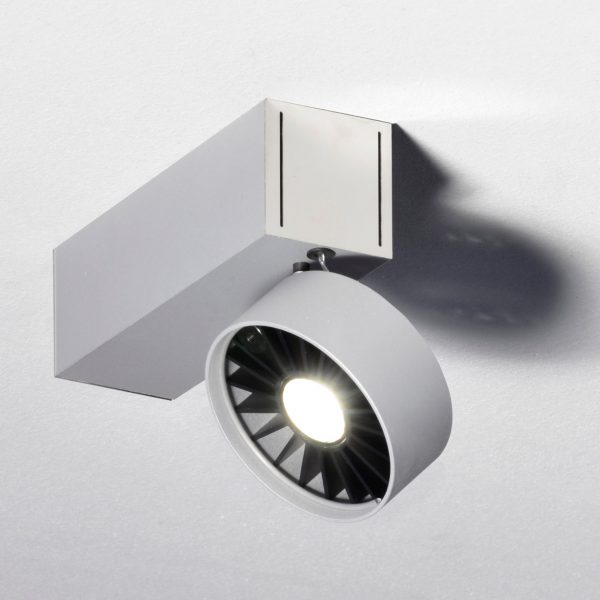 Absolut Basica 1-flammig LED Deckenstrahler silber Absolut Basica 1-flammig LED Deckenstrahler silber