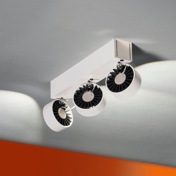 Absolut Basica 3-flammig LED Deckenstrahler silber Absolut Basica 3-flammig LED Deckenstrahler silber