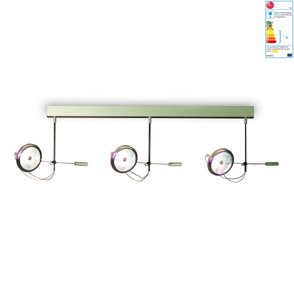 Absolut Lighting - Absolut Spotlight 3er DeckenleuchteChromH:30 Absolut Lighting - Absolut Spotlight 3er DeckenleuchteChromH:30