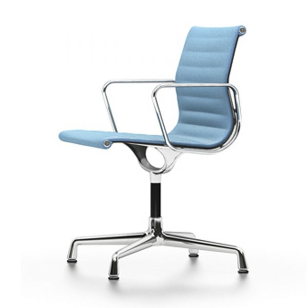 Aluminium Group EA 104 Stuhl Filzgleiter blau-elfenbein Aluminium Group EA 104 Stuhl Filzgleiter blau-elfenbein