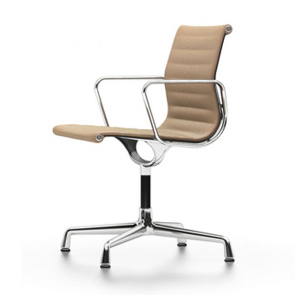 Aluminium Group EA 104 Stuhl Filzgleiter cognac-elfenbein Aluminium Group EA 104 Stuhl Filzgleiter cognac-elfenbein
