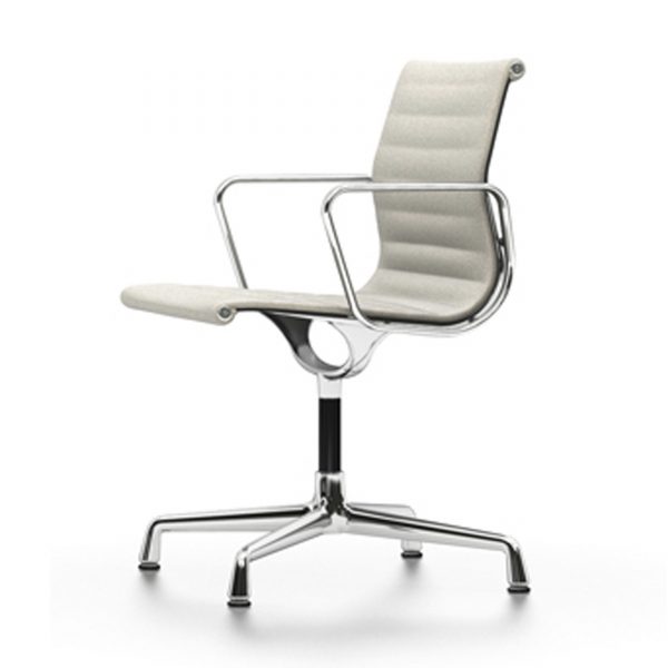 Aluminium Group EA 104 Stuhl Filzgleiter warmgrey-elfenbein Aluminium Group EA 104 Stuhl Filzgleiter warmgrey-elfenbein