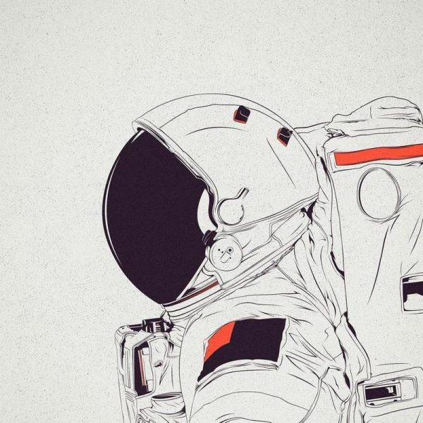 Astro White Leinwandbild Astro White Leinwandbild