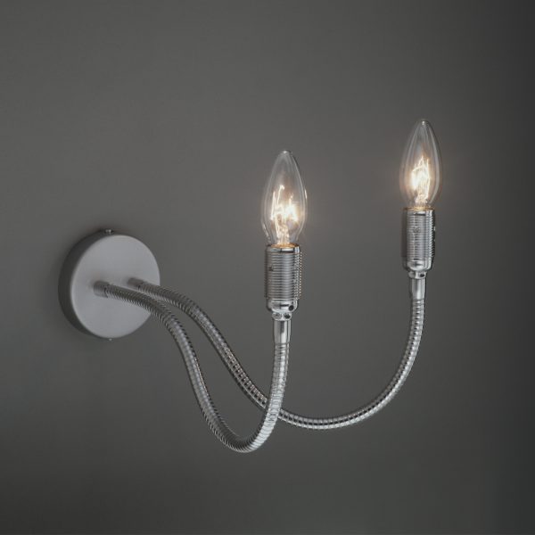 Ärmel Wandleuchte 2-armig o. Reflektor Ärmel Wandleuchte 2-armig o. Reflektor