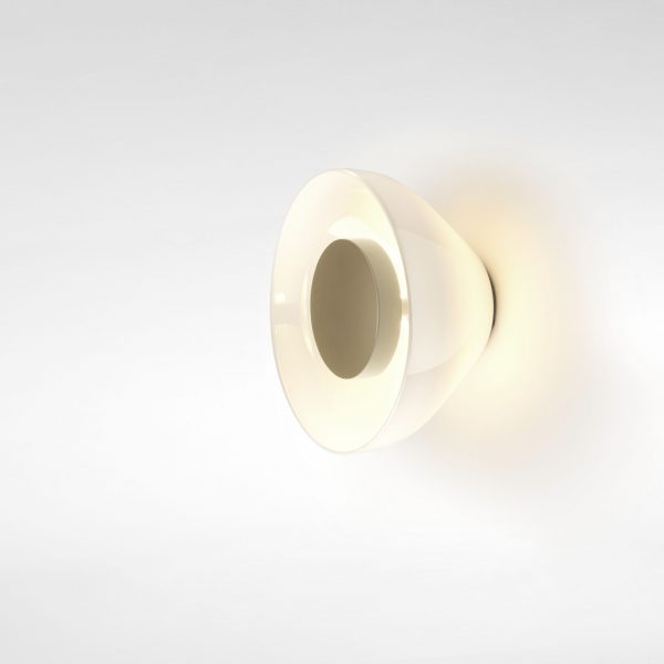 Aura Wandleuchte opal-weiss Aura Wandleuchte opal-weiss
