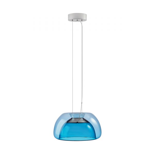 Aurelia LED Pendelleuchte blau Aurelia LED Pendelleuchte blau
