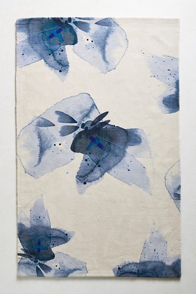 Azul Aquarell-Teppich – Stoffmuster - Blue44471266EU Azul Aquarell-Teppich – Stoffmuster - Blue44471266EU