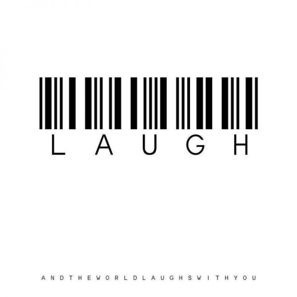 Barcode LAUGH Leinwandbild Barcode LAUGH Leinwandbild