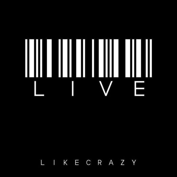 Barcode LIVE Black Leinwandbild Barcode LIVE Black Leinwandbild