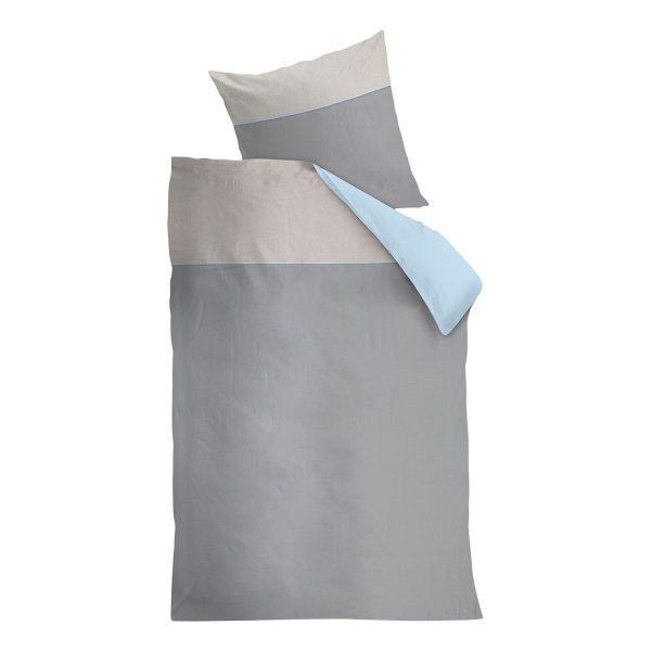 Bettwäsche Oilily Linen Breeze - Webstoff - Taupe / Beige - 155 x 220 cm + Kissen 80 x 80 cm Bettwäsche Oilily Linen Breeze - Webstoff - Taupe / Beige - 155 x 220 cm + Kissen 80 x 80 cm