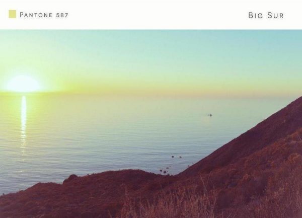 Big Sur Pantone 587 Leinwandbild Big Sur Pantone 587 Leinwandbild