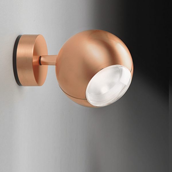 Bola LED Wand- und Deckenstrahler kupfer Bola LED Wand- und Deckenstrahler kupfer