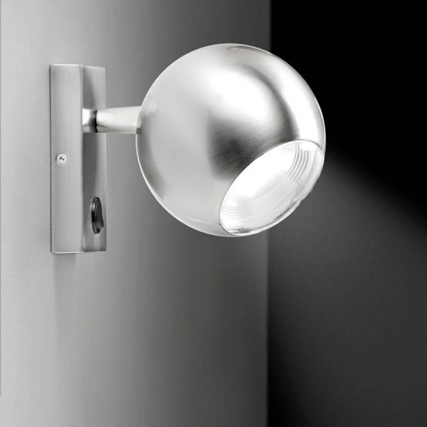 Bola LED Wandleuchte silber Bola LED Wandleuchte silber