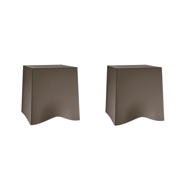 Briq Hocker im 2er-Set stone Briq Hocker im 2er-Set stone