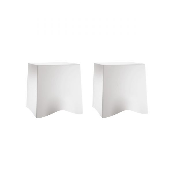 Briq Hocker im 2er-Set weiß Briq Hocker im 2er-Set weiß