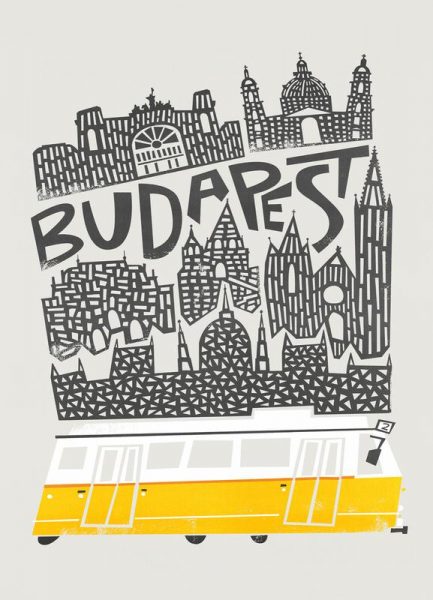Budapest Leinwandbild