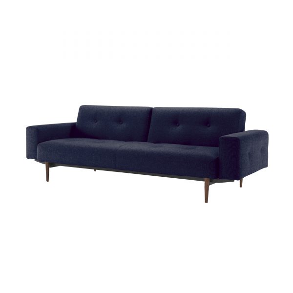 Buri Klappsofa mit Armlehne blau Buri Klappsofa mit Armlehne blau