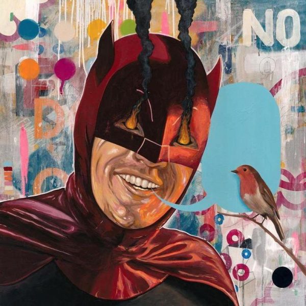 Caped Crusader Leinwandbild Caped Crusader Leinwandbild