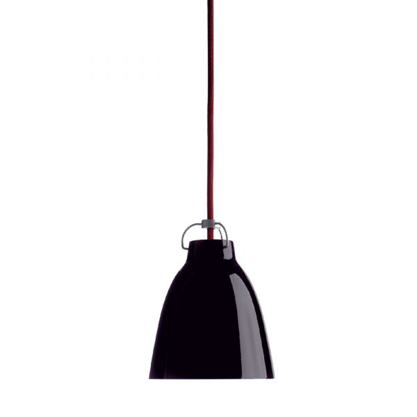 Caravaggio High Gloss Pendelleuchte P0 schwarz-rot Caravaggio High Gloss Pendelleuchte P0 schwarz-rot