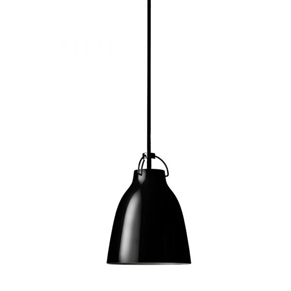 Caravaggio High Gloss Pendelleuchte P0 schwarz-schwarz Caravaggio High Gloss Pendelleuchte P0 schwarz-schwarz