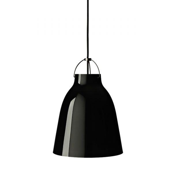 Caravaggio High Gloss Pendelleuchte P2 schwarz-schwarz Caravaggio High Gloss Pendelleuchte P2 schwarz-schwarz