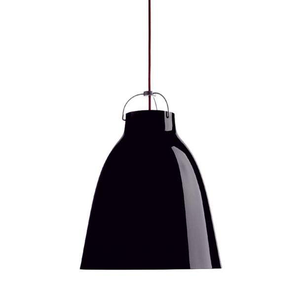 Caravaggio High Gloss Pendelleuchte P3 schwarz-rot Caravaggio High Gloss Pendelleuchte P3 schwarz-rot