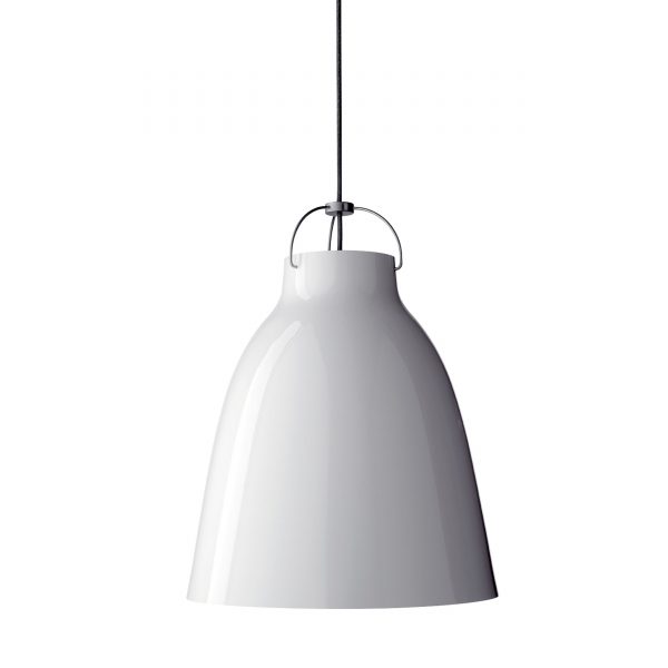 Caravaggio High Gloss Pendelleuchte P3 weiß-grau Caravaggio High Gloss Pendelleuchte P3 weiß-grau