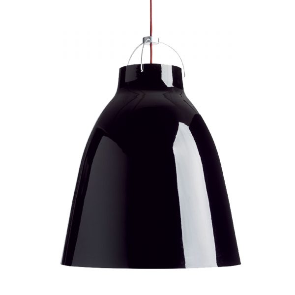 Caravaggio High Gloss Pendelleuchte P4 schwarz-rot Caravaggio High Gloss Pendelleuchte P4 schwarz-rot