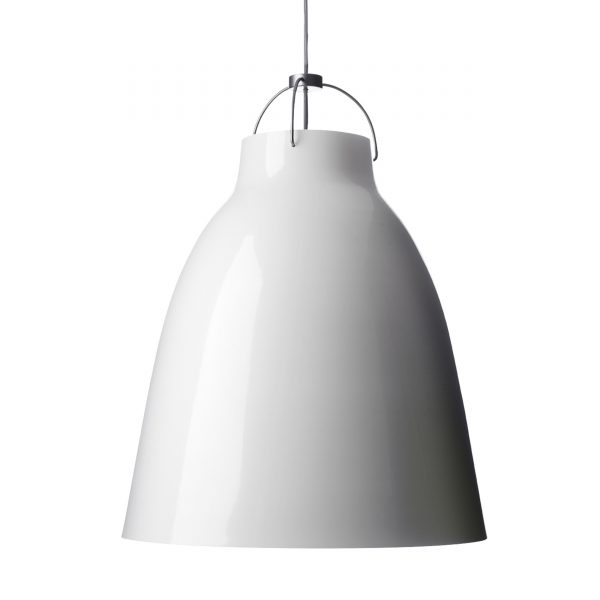 Caravaggio High Gloss Pendelleuchte P4 weiß-grau Caravaggio High Gloss Pendelleuchte P4 weiß-grau