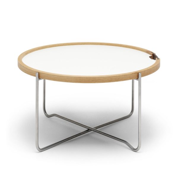 Carl Hansen - CH417 Tray Table Laminat / Eiche geöltSchwarz/WeißH:33 Carl Hansen - CH417 Tray Table Laminat / Eiche geöltSchwarz/WeißH:33