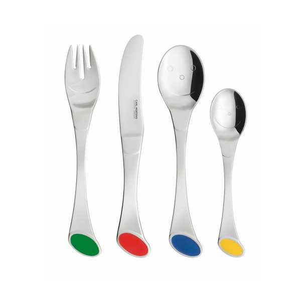 Carl Mertens - Harlekin Kinderbesteck 4-tlg.Silber Carl Mertens - Harlekin Kinderbesteck 4-tlg.Silber