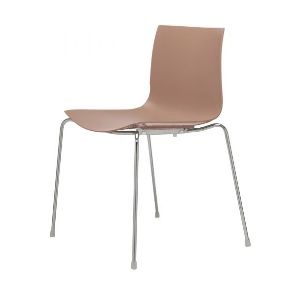 Catifa 46 Stuhl einfarbig altrosa Catifa 46 Stuhl einfarbig altrosa