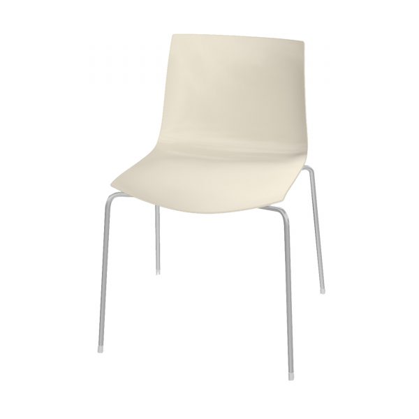 Catifa 46 Stuhl einfarbig elfenbein Catifa 46 Stuhl einfarbig elfenbein