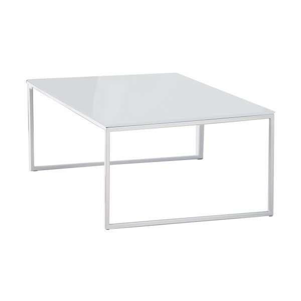 Classico 60 Beistell- und Couchtisch Gestell Edelstahl weiß Classico 60 Beistell- und Couchtisch Gestell Edelstahl weiß
