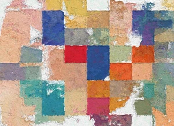 Color Squares Leinwandbild Color Squares Leinwandbild