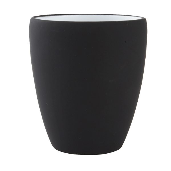 Confetti Soft Zahnputzbecher schwarz Confetti Soft Zahnputzbecher schwarz