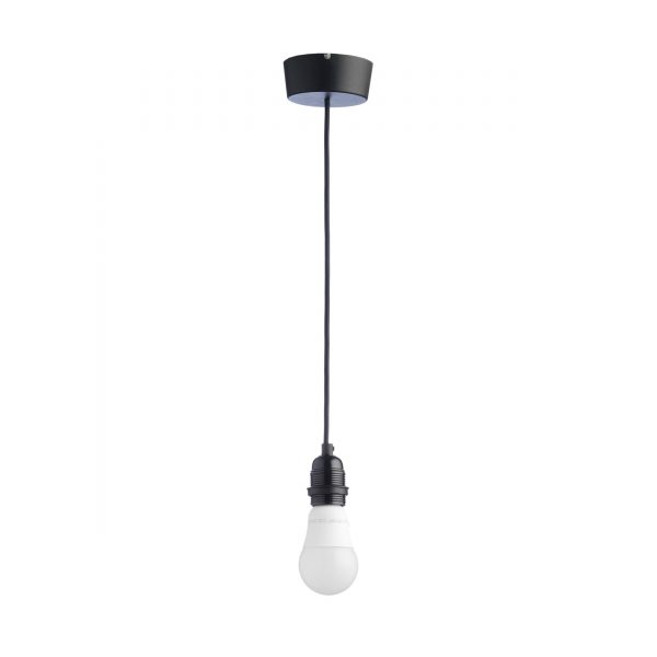 CordSet Lampenfassungsset Golf Ball schwarz CordSet Lampenfassungsset Golf Ball schwarz