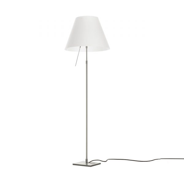 Costanza Stehleuchte mit Diffusor silber 120-160 Costanza Stehleuchte mit Diffusor silber 120-160