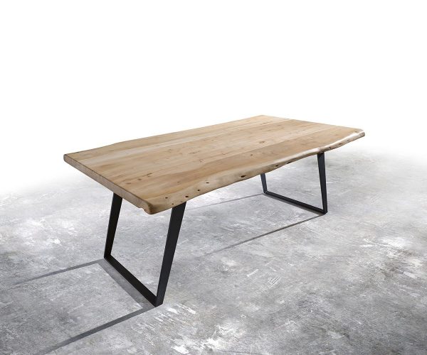 DELIFE Baumtisch Live-Edge 200x100 Akazie Gebleicht Platte 5,5cm Gestell schräg, Esstische, Baumkantenmöbel, Massivholzmöbel, Massivholz, Baumkante, Wolf Live Edge DELIFE Baumtisch Live-Edge 200x100 Akazie Gebleicht Platte 5,5cm Gestell schräg, Esstische, Baumkantenmöbel, Massivholzmöbel, Massivholz, Baumkante, Wolf Live Edge