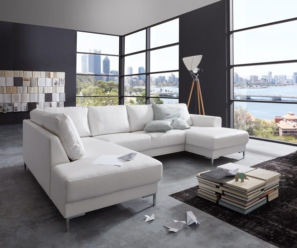 DELIFE Designer-Wohnlandschaft Silas 300x200 Weiss Ottomane Links, Wohnlandschaften, Designer Sofa DELIFE Designer-Wohnlandschaft Silas 300x200 Weiss Ottomane Links, Wohnlandschaften, Designer Sofa