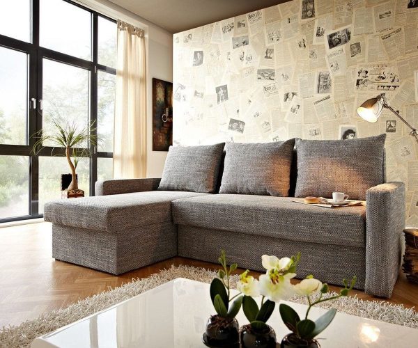 DELIFE Ecksofa Avondi 225x145 Hellgrau mit Bettkasten variabel, Ecksofas DELIFE Ecksofa Avondi 225x145 Hellgrau mit Bettkasten variabel, Ecksofas